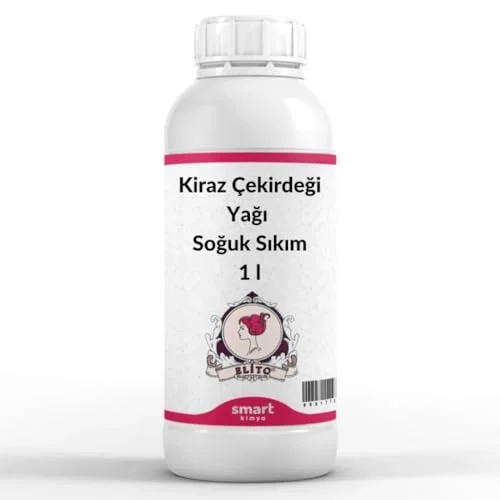 Kiraz Çekirdeği Yağı Soğuk Sıkım 1 litre