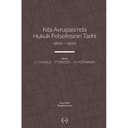 Kıta Avrupasında Hukuk Felsefesinin Tarihi (1600 – 1900)