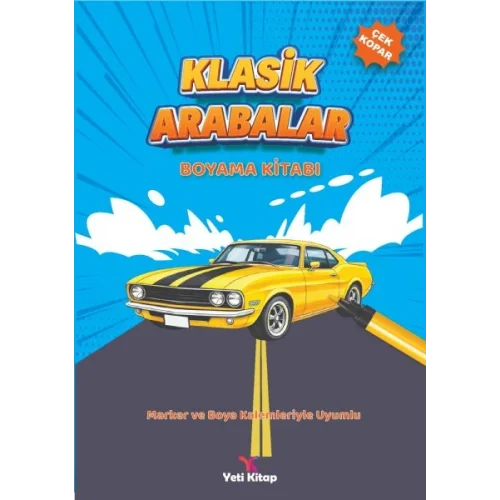 Klasik Arabalar Boyama Kitabı