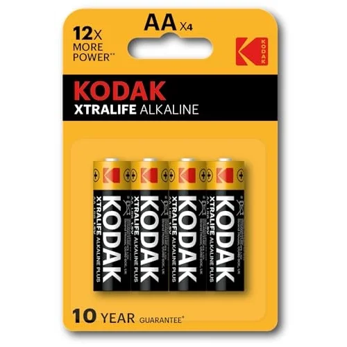 Kodak 30414112 Alkalin Pil, Siyah