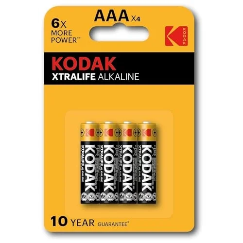 Kodak 30414129 Alkalin Pil, Siyah