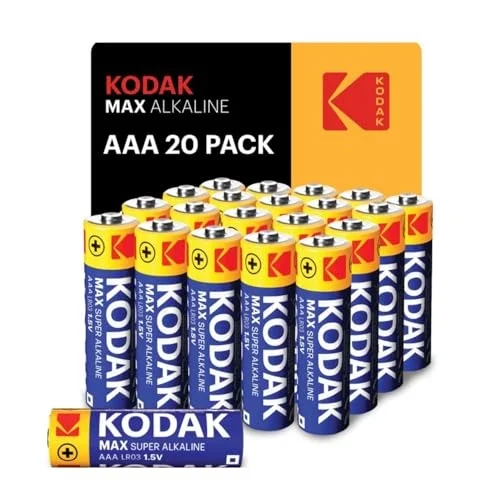 Kodak Max 20 Adet Alkalin İnce Pil-AAA-Shrink
