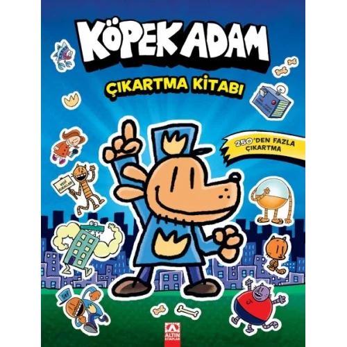Köpek Adam Çıkartma Kitabı