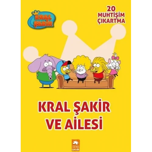 Kral Şakir ve Ailesi - Çıkartmalı Boyama Kitabı