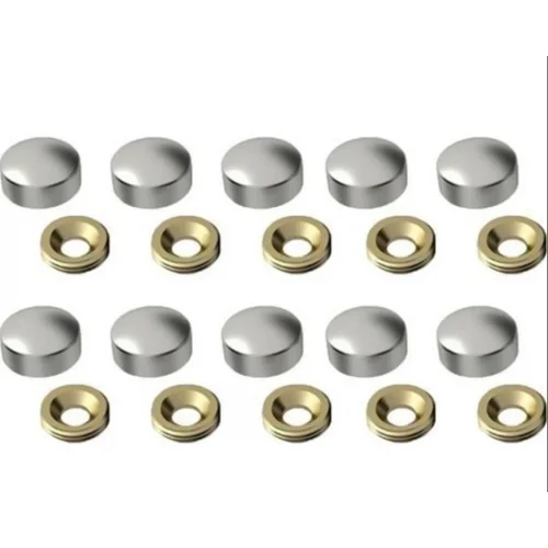 Mey İthalat® Krom Vida Tapası 13 mm 10 Adet