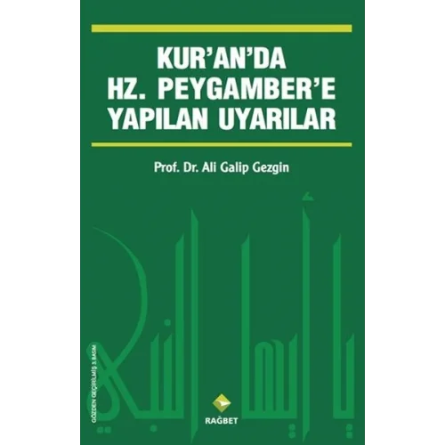 Kuranda Hz.Peygambere Yapılan Uyarılar