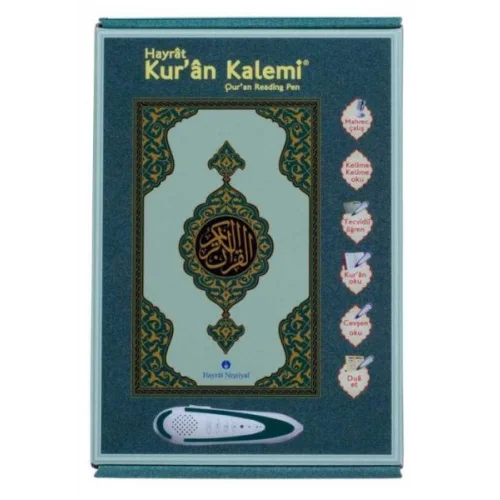 Kuran Okuyan Kalem Seti (Yeşil, Orta Boy, Karton Kutulu)