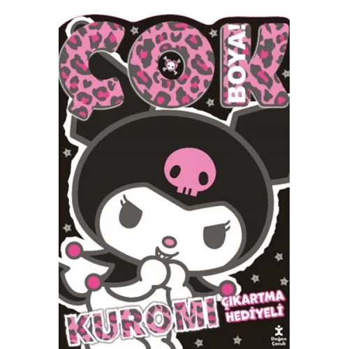 Kuromi - Çok Boya! Çıkartmalı Dev Boyama Kitabı
