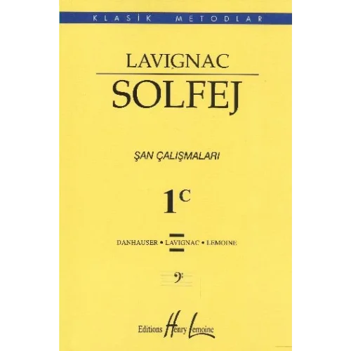 Lavignac 1C - Solfej Şan Çalışmaları