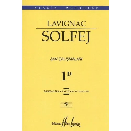 Lavignac Solfej 1D Şan Çalışmaları