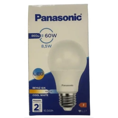 LED E27 8,5W 860LM 6500K Lamba Beyaz Işık