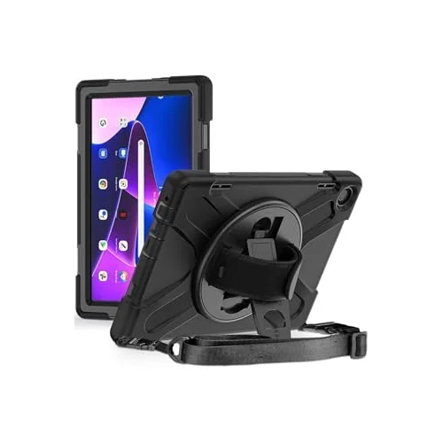 Lenovo ile uyumlu Tab M10 HD (2.Nesil) 2022 Defender Tablet Silikon - Siyah