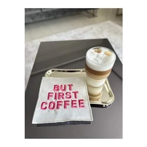 Linda Mia But First Coffee Desenli Kokteyl Peçete