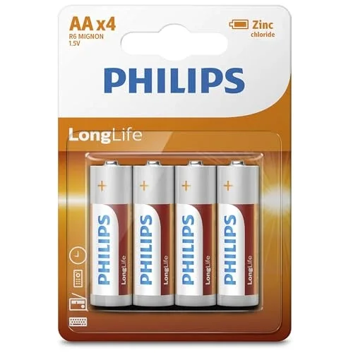 Longlife Çinko Pil AA X4 (R6L4B/10)
