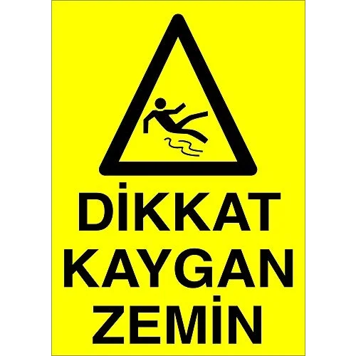 LOREX LR-IS816 Dikkat Kaygan Zemin Uyarı Levhası