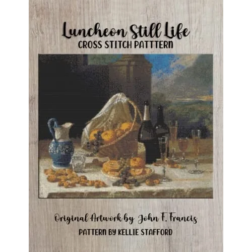 Luncheon Still Life Cross Stitch Pattern: Original Artwork by John F. Francis