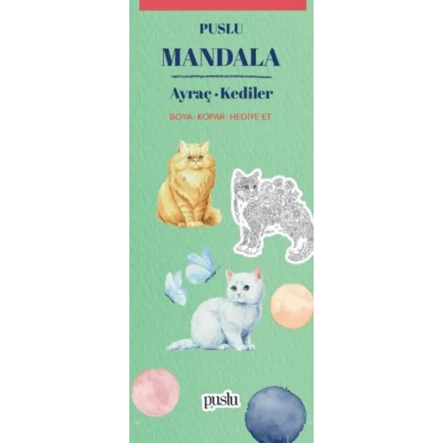 Mandala Ayraç - Kediler