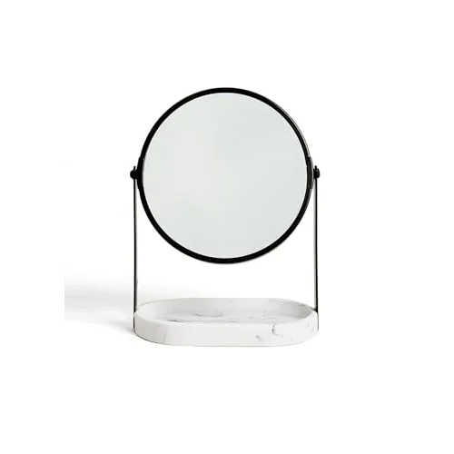Marble Makyaj Aynası 18x10x25 cm