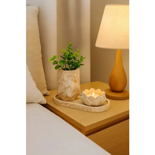 “Marble Touch” 3’lü Beton Dekor Set – Modern & Şık Tasarım