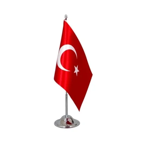 Masa Üstü Türk Bayrağı Tekli Takım