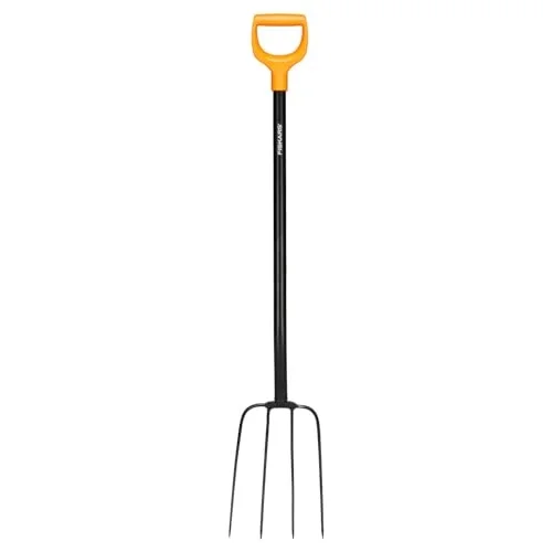 Masif metalden Solid kompost çatalı