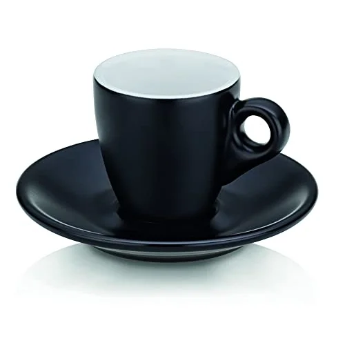 Mattia Espresso Fincan Seti 2li Siyah 50 Ml
