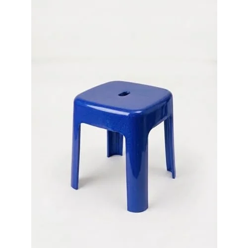 Mavi, Plastik Alaska Model Sağlam Tabure 36x36x46cm