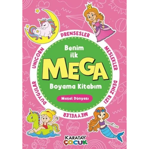 Mega Boyama Kitabım - Masal Dünyası
