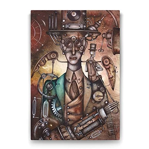 Mekanik Adam Tablosu - 40x60cm