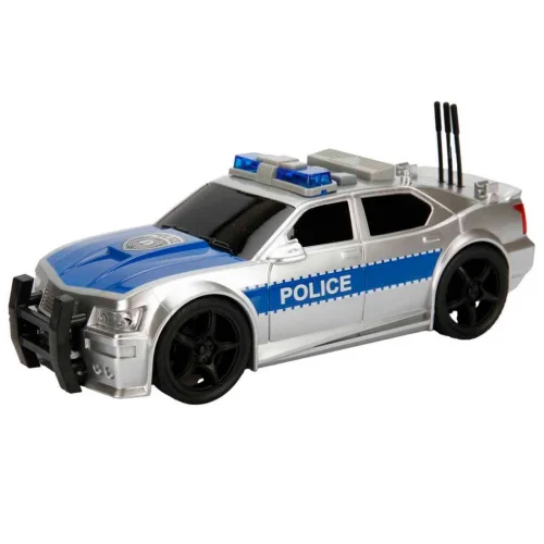 Mey İthalat®  1:20 Maxx Wheels Sesli ve Işıklı Polis Arabası 19 cm