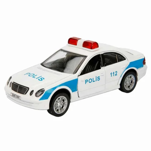 Mey İthalat®  1:32 Maxx Wheels Sesli ve Işıklı Polis Arabası