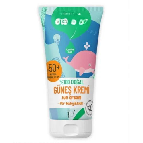 Mey İthalat® %100 Doğal Bebekler İçin Güneş Kremi 50 ml