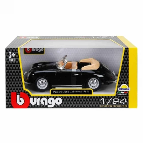 Mey İthalat®  1022078 1:24 Porsche 356B Cabriolet 1961 Araba