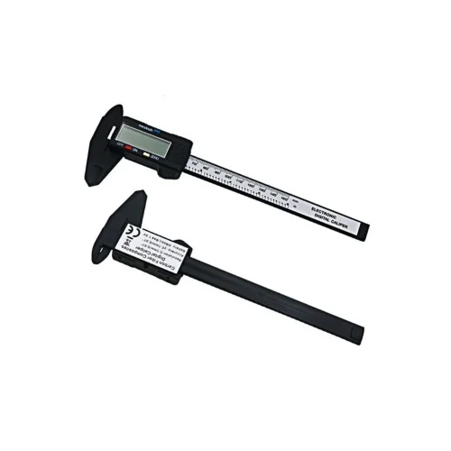 Mey İthalat®  150 Mm Dijital Kumpas Elektronik Fiber Karbon Kaplı Plastik - Kumpas