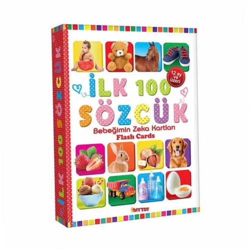Mey İthalat®  1758 FlashCards İlk 100 Sözcük -Dıytoy
