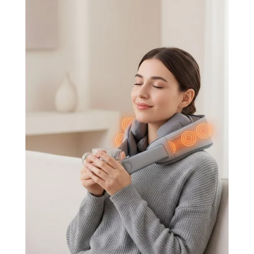 Mey İthalat® 1800mAh Pil Kapasiteli Boyun Masaj Aleti