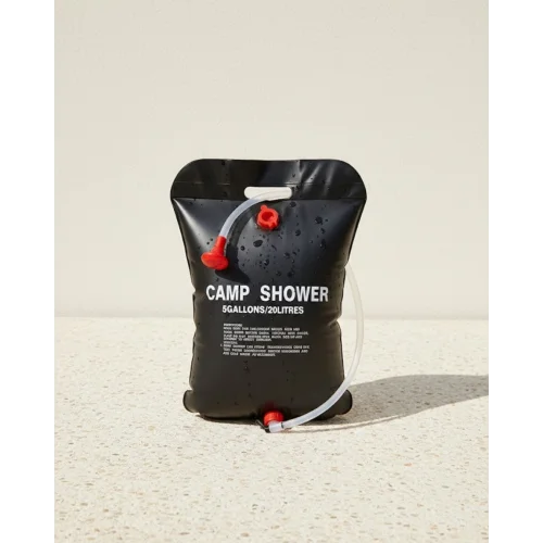 Mey İthalat® 20 Litre Güneş Enerjili Kamp Duşu PVC Dayanıklı Taşınabilir Duş Torbası