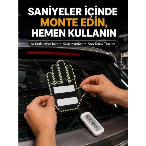 Mey İthalat® 203 LED’li Yüksek Görünürlüklü Jest Işığı
