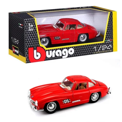 Mey İthalat®  22023 Burago 1:24 Mersedes Benz 300SL 1954 Model Araba