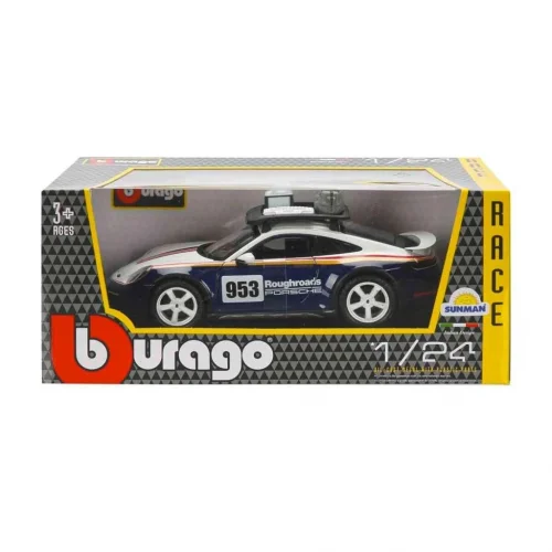 Mey İthalat® 28029 Burago 1:24 Porsche 911 Dakar Model Araba -