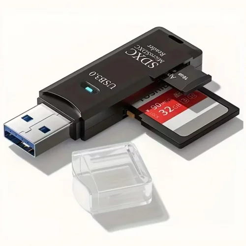 Mey İthalat® 2in1 Usb 3.0 Micro Sd Hafıza Kartı - Tf Kart Okuyucu Hub Adaptör Veri Aktarıcı