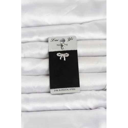 Mey İthalat® 316L Cerrahi Çelik Fiyonk Model Göbek Piercing