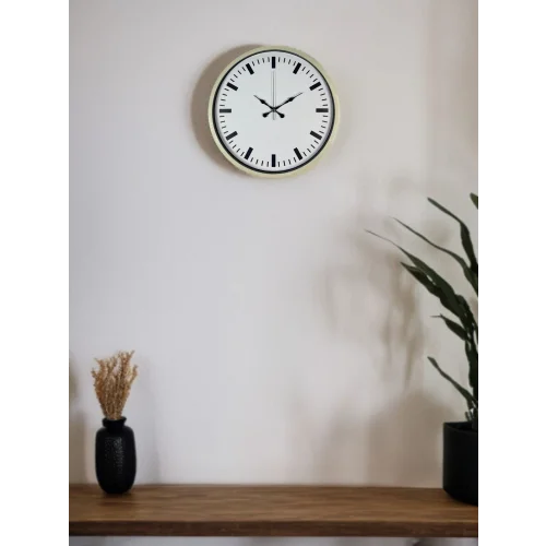 Mey İthalat® 36 Cm Sade Dekoratif Duvar Saati