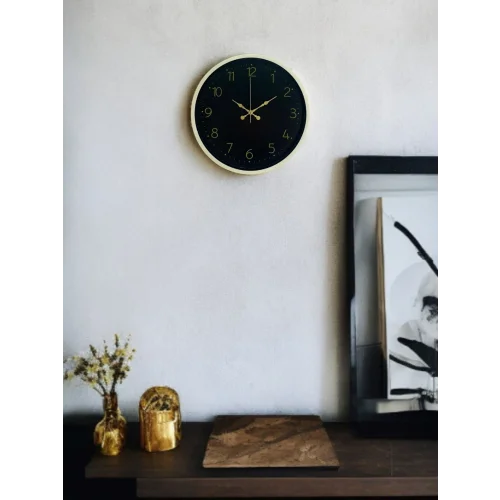 Mey İthalat® 36 Cm Standart Krem Duvar Saati
