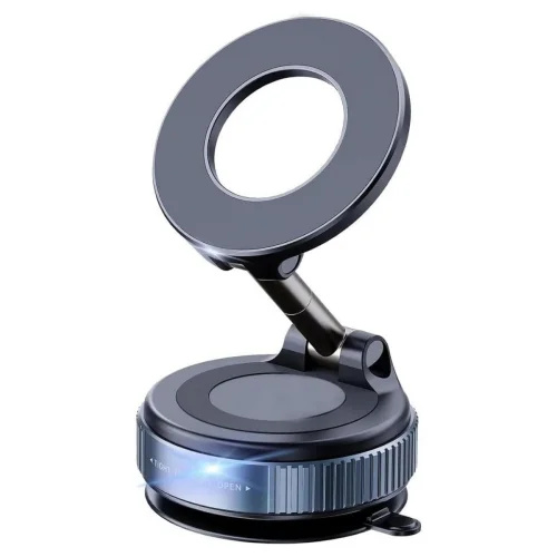 Mey İthalat® 360° Döner Başlıklı Vakumlu Emişli Manyetik Telefon Tutucu – Güçlü Mıknatıslı, İz Bırakmaz