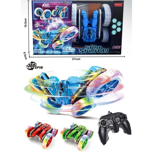 Mey İthalat® 360D IŞIKLI BUHARLI SPİN STUNTCAR