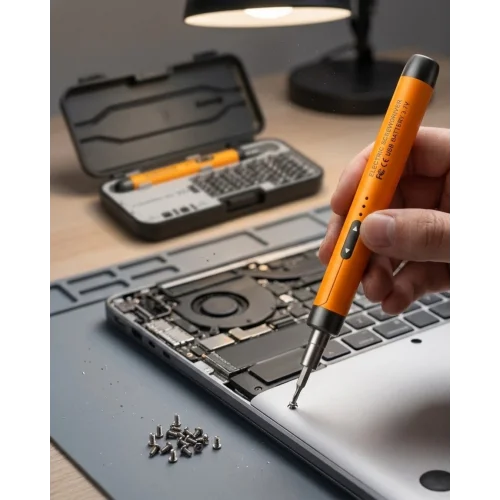 Mey İthalat® 3.7V Li Pil Elektrikli Tornavida Seti 1100 Devir Hassas Onarım Aleti