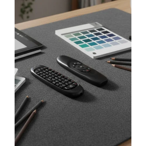 Mey İthalat® 3’ü 1 Arada Kablosuz Hava Mouse Mini Klavye Kumanda
