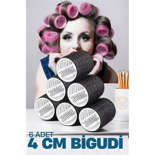 Mey İthalat® 4 Cm Bigudi 6 lı Paket 719265