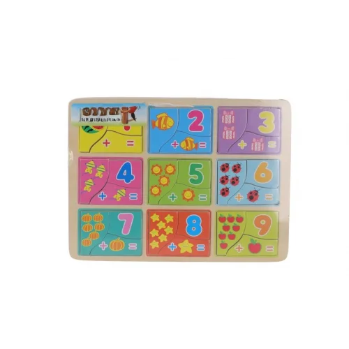 Mey İthalat® 4215 TAHTA BULTAK BULMACA PUZZLE 27 PRÇ